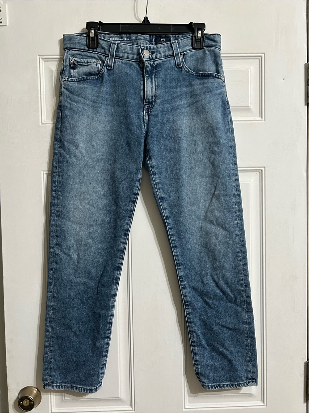 Ag Adriano Goldschmied Women Ex Boyfriend Slim Jeans Medium Wash Size 28R